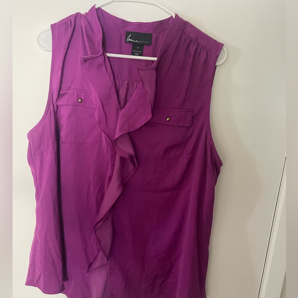 Lane Bryant Sleeveless Blouse